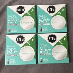 STEM Glue Trap Reﬁll Pads for STEM Flying Insect Fan Trap Device 5 Ct Lot Of 4